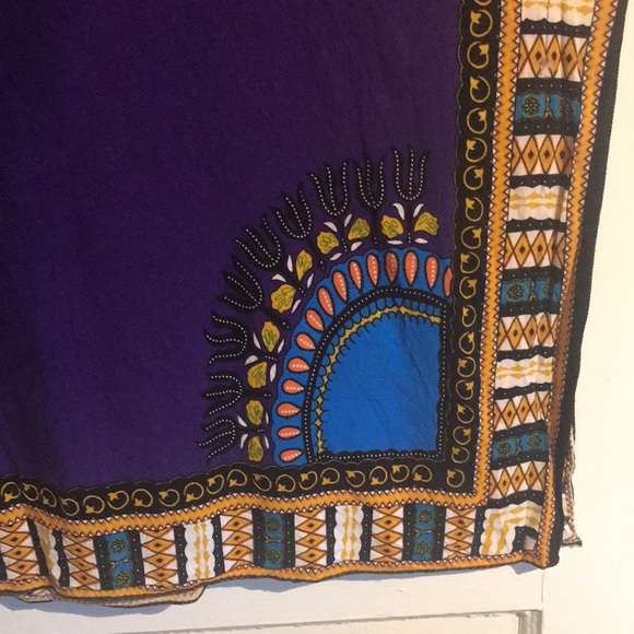 NWOT Beautiful boho dress! The print art work is amazing 🤩 flowy super cute - Picture 4 of 8